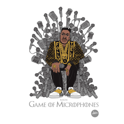 culmer:The Game of Microphones - HipHop inspired illustrations… Check the website for more #h