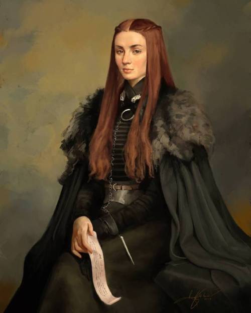 butterflies-dragons:SANSA STARK, LADY OF WINTERFELL by denvertakespics