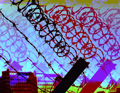 15folds:  3$C4P3  I live in front of a jail and many have tried to escape out of