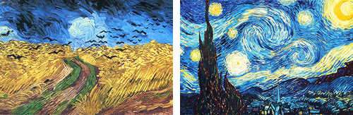 23-m:  favorite artists: Vincent van Gogh (1853-1890)  → Part 1 /→Part 2 “I dream my painting, and then I paint my dream.” 