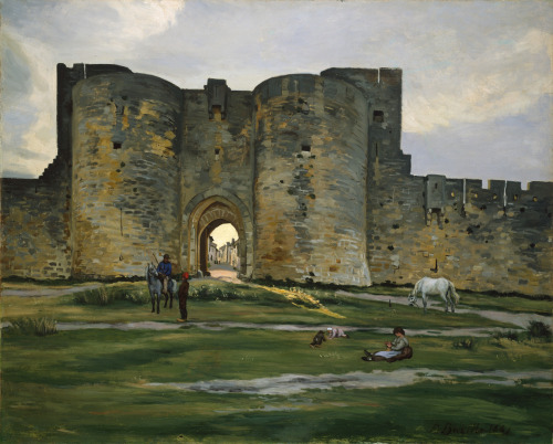 Jean-Frédéric Bazille - Porte de la Reine at Aigues-Mortes - 1867