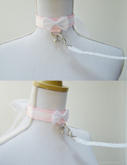 Littlepinkkittenshop:  Littlepinkkittenshop:  ♡♡♡ Kitten Collar And Leash Set