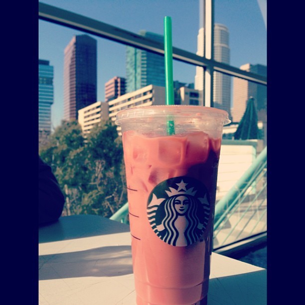Need my fix for this 6 hour class #fidm #losangeles #starbucks #downtown #newaddiction