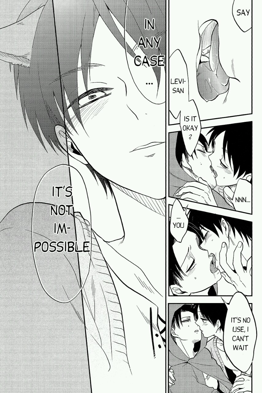 hardcoreyaoilover:  Eren topping a crossdressing Levi. Yum &lt;3 Read the whole