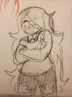 cranberry-soap:  Doodled some Amethyst to try cheer myself up