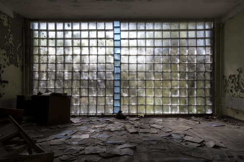 Engagement XXII.Pripyat remains a sanctuary of glass brick and torn books.