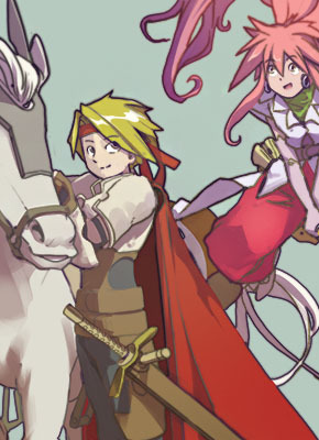 A very small preview of my meager contribution to the Tales of the World: Memoria Festi artbook. Tho