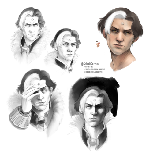 cobaltcorvus:Just trying to figure out how to draw/paint Emet-Selch.