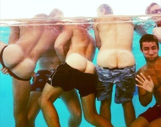 Asses. Boy asses.