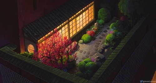 ghibli-collector:千と千尋の神隠しSpirited Away Art - Dir. Hayao Miyazaki (2001)