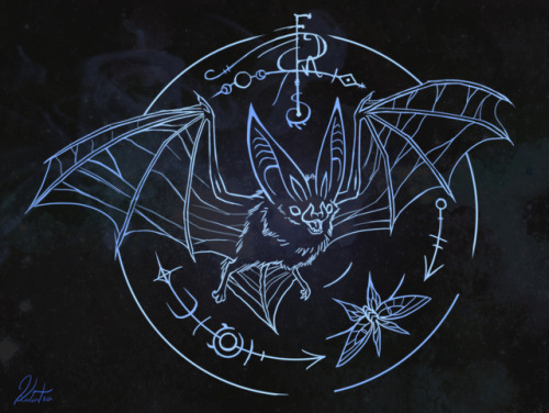 sigilseer:  Patronus Glyphs: Bat This is the first of a new series I’ll be working on and experiment