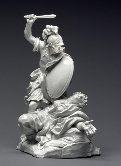 centuriespast: Perseus and Medusa ca. 1750, (original model made c. 1690-before 1713), glazed hard-p