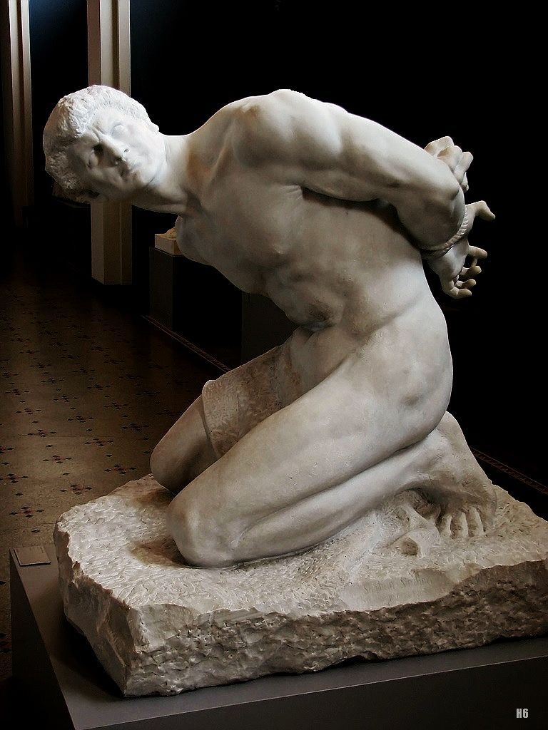 The Slave. 1913. Stephan Sinding. Norwegian/Danish 1846-1922. marble.
http://hadrian6.tumblr.com