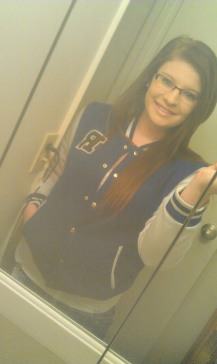 Blue and white day at college today (: