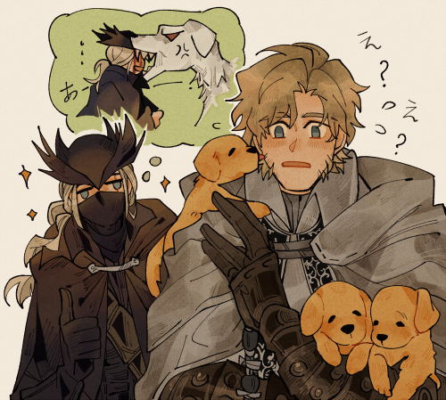 puppies??? in yharnam??????? it’s more likely than you think!