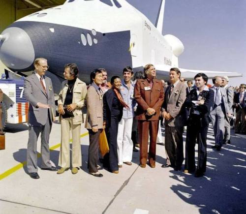 The Star Trek cast meet the Enterprise. porn pictures