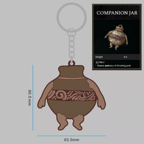 big FromSoft shop update! Acrylics, stickers, and rubber Jar Companion charms all up for pre-order. 