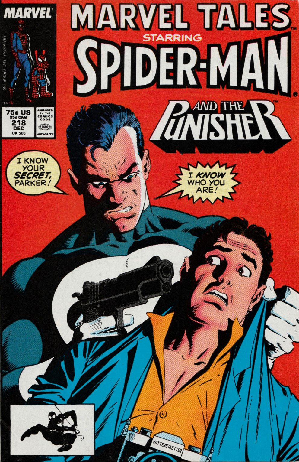 Marvel Tales starring Spider-Man and The Punisher No. 218 (Marvel Comics, 1988).