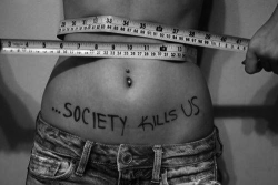 alleshurensoehne:  Society kills everbody.   ♡b&amp;w blog here for anyone who needs anything♡