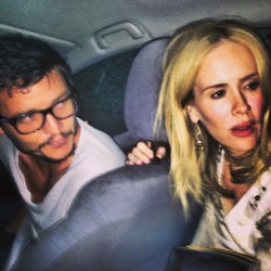 twistedgiggles:  desroix:  bussykween:Pedro Pascal is gay and Sarah Paulson is a lesbian, what kind of a friendship material   OMG, I love this so much.  They should get together! Lol yes I just went there!