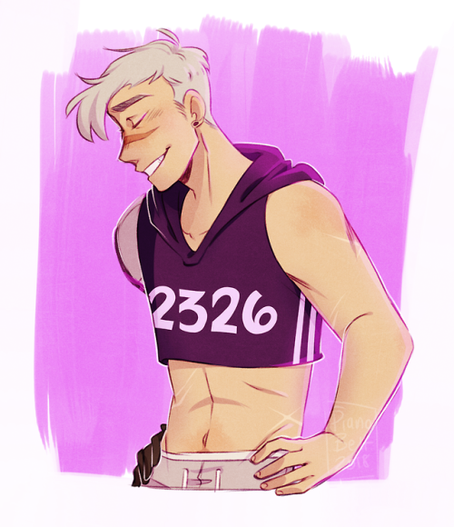 pbeltarts: Crop Top Good Bois™Shiro’s shirt says something special if you can figure it out ;) (its 