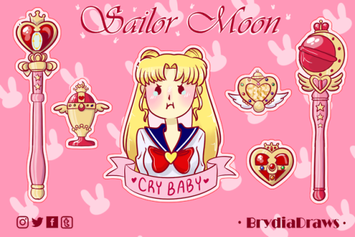 brydiadraws:SWEET SAILOR SOLDIER STICKER SHEETS!!Available on my store! &gt;&gt;&gt;&