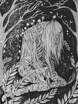 roosamaria-art:  Roots“From my rotting