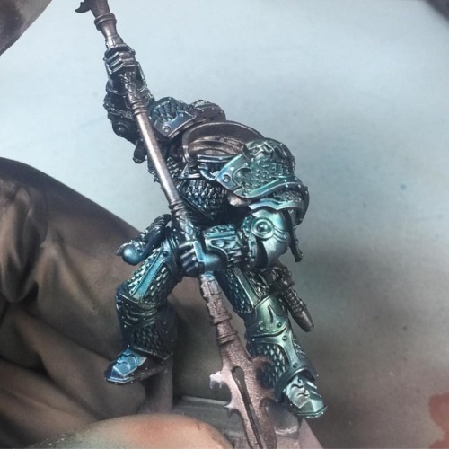 Wip Alpharius Commission piece. For all commission enquiries please message lillegendstudio@gmail.co