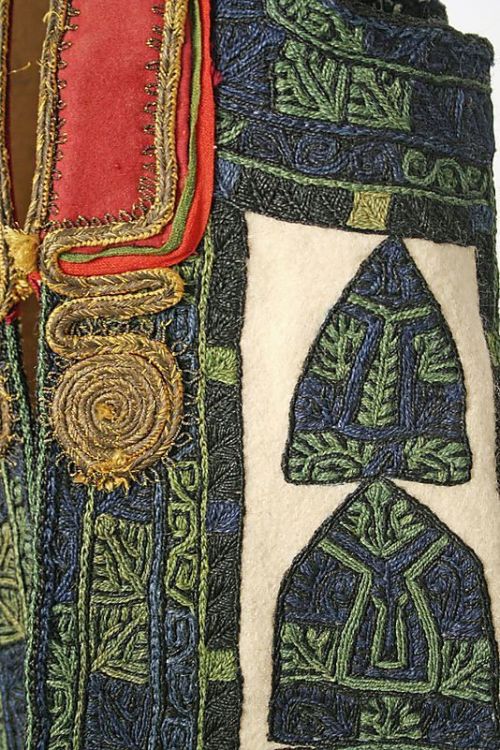 Embroidery work on clothes from all over Greece, 18th - 19th century 1 - 4 - Attica(first is bridal)