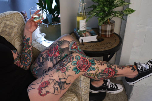 Tattooed LegsGosh, people love the chucks. I got lots of requests for more. One more coming later to