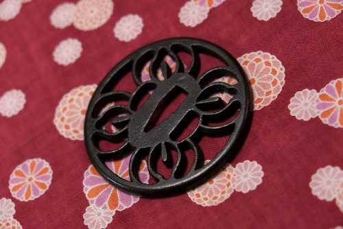 Antieque Tsuba Sord GuardIt&rsquo;s like a spider.Iki, Wabi-sabi and Shibui gift from my friend.