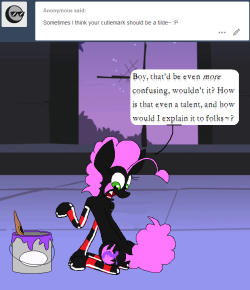 Darkfiretaimatsu: It’s Hard Enough Justifying My Actual Cutie Mark, A Cutie Punctuation