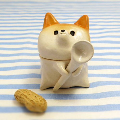 seraphica:Adorable Ceramic Creations from Siro’s Funny Animals [etsy]