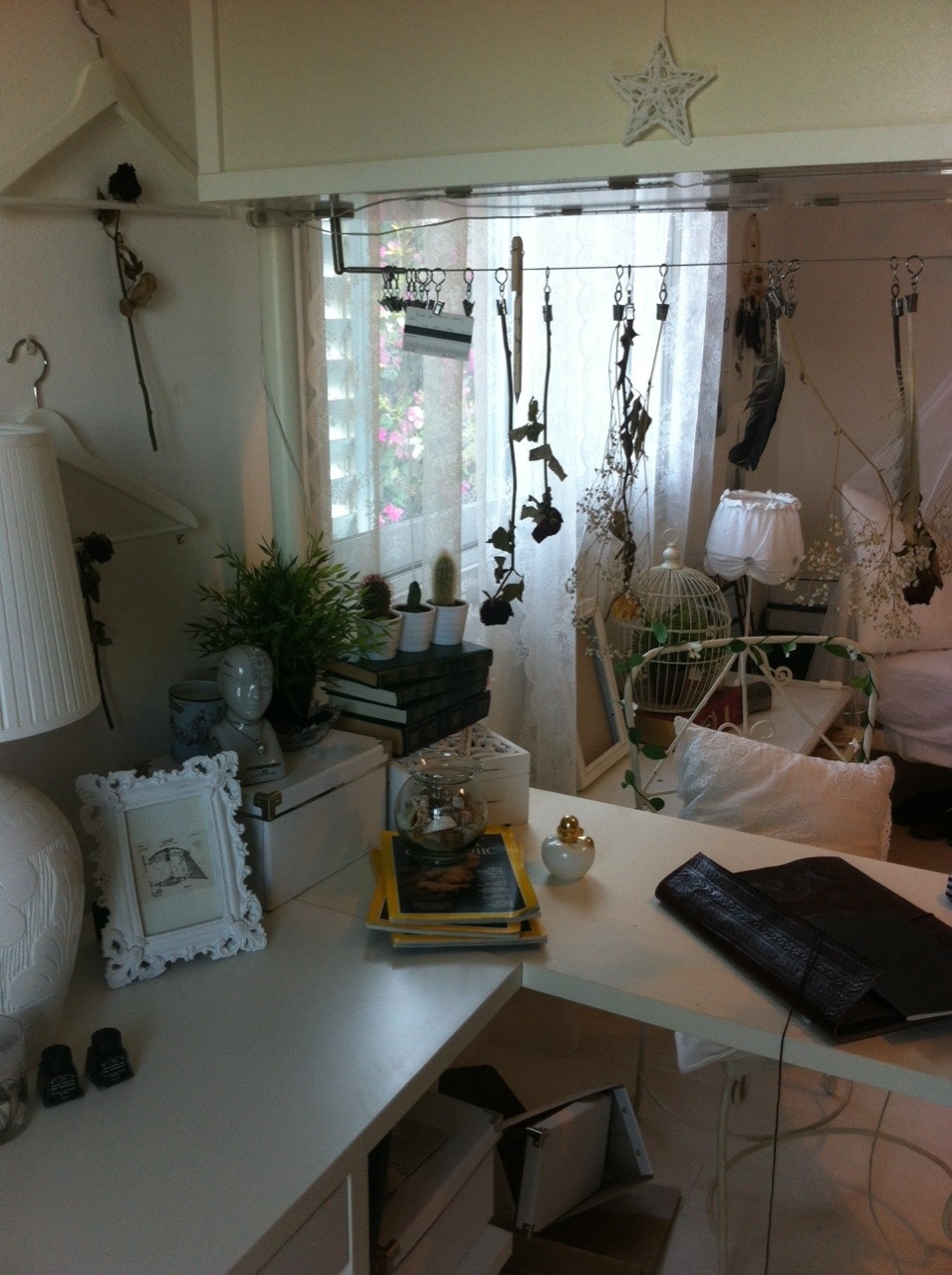 apothecium:  My bedroom (on a very, very tidy day). People always call it the junk-yard