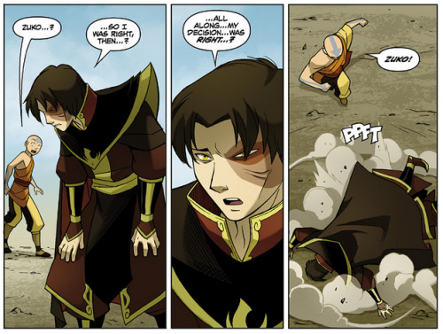 elledix: avatarsymbolism: Zuko going into an angst coma because he made the right decision. That mom