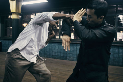 theblindninja:    Donnie Yen and Mike Tyson in Ip Man 3 （葉問3）  Martial Arts In Cinema  
