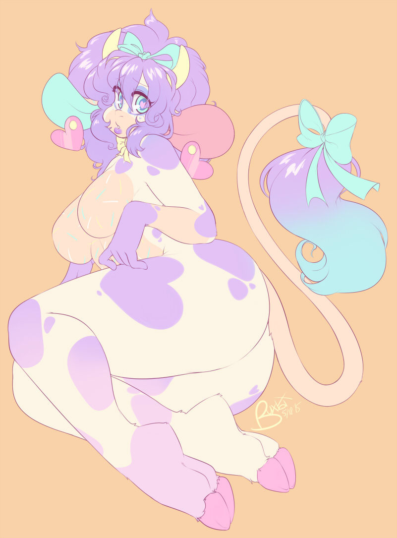 sugaryrainbow:  buxbi:sugaryrainbow‘s cow girl &lt;3 GO TO BED BUXBI