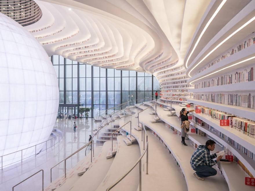 brookbooh: World’s Coolest Library in China With 1.2 Million Books, And Its Interior