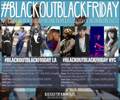 JOIN Blackout for Human Rights and Countless Activists Around the Country on Black Friday for Our Se