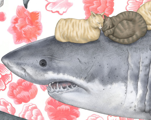 &ldquo;Hunters: Charks an&rsquo; Kittehs&rdquo;2012, pencil, acrylic, digitalWe wanted to draw some 