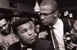  Muhammad Ali and Malcolm X, 1960s. 