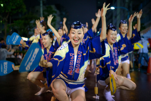 For me no Koenji Awaodori is complete without seeing friends from Hyottoko-ren! I wish I could have 