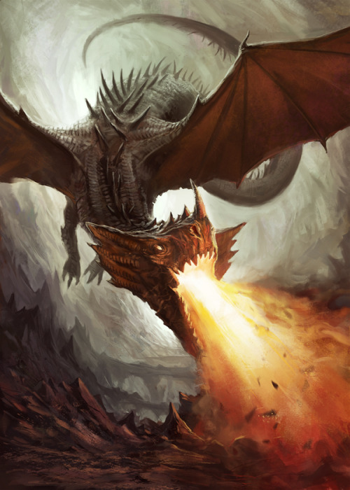 awesomedigitalart:  Dragon by gerezon