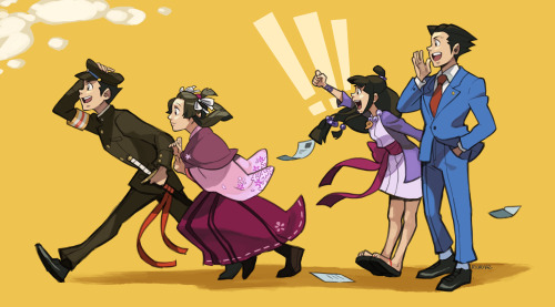 THE GAME IS AFOOT! The Great Ace Attorney launches today!!