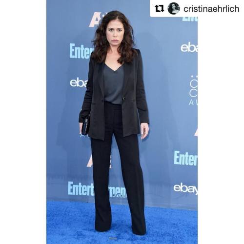 Photo by @cristinaehrlich &ldquo;Suit Boss #celoves #mauratierney #criticschoiceawards&rdquo;