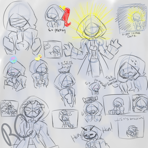 So I drew a bunch of the summoner. 0v0′