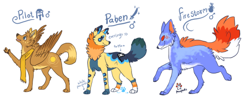 All my canine OCs PART (1)  (2)  (3)  (4) this is a preety long project of mine :OI didn&rsquo;t dat