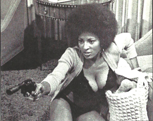 black-woman-dominating-white-man:Pam Grier, Black Goddess with a gun