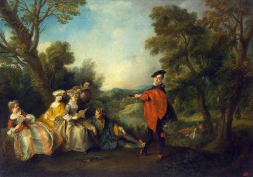 &ldquo;Concert in the park&rdquo; by Nicolas Lancret, after 1720