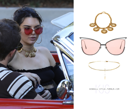 Kendall Jenner | Candid | November 10, 2016 Chanel Medallion Choker-sold out Gentle Monster Soapy Su